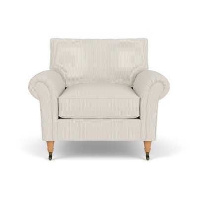Armchair - Natural - Broadway Stripe