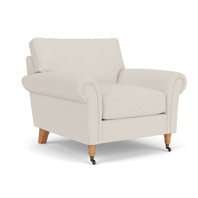 Armchair - Natural - Broadway Stripe