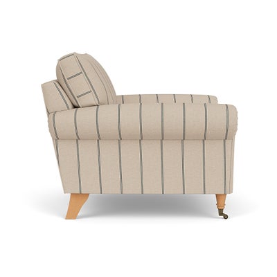Armchair - Charcoal - Compton Stripe
