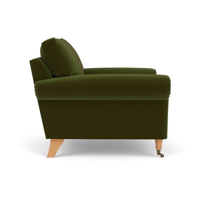 Armchair - Forest Green - Matt Velvet