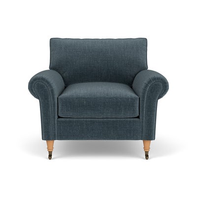 Armchair - Teal - Eco Chenille