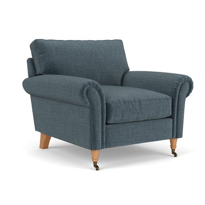 Armchair - Teal - Eco Chenille