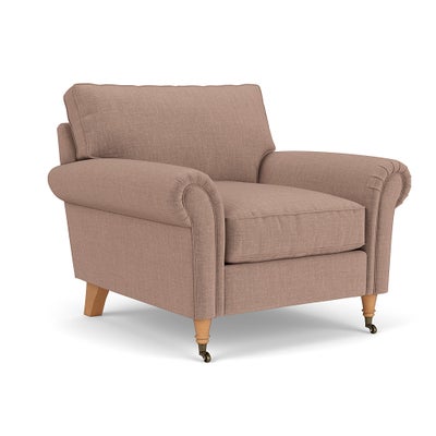 Armchair - Dusky Rose - Eco Chenille