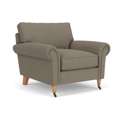 Armchair - Mid Grey - House Linen Mix