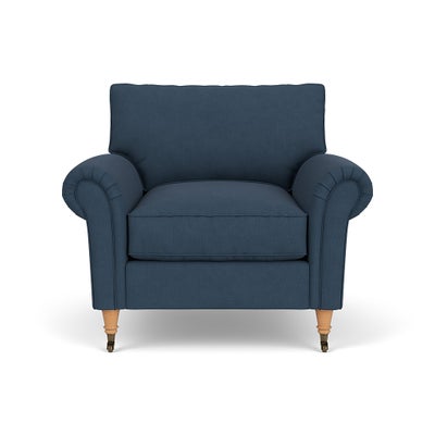 Armchair - Indigo - House Linen Mix