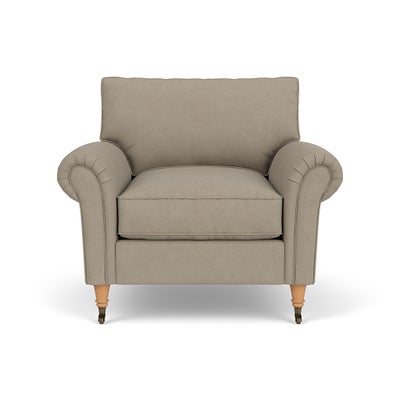 Armchair - Dove grey - House Linen Mix