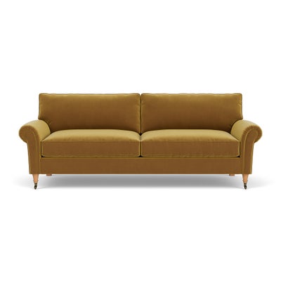 4 Seater - Mustard - Matt Velvet