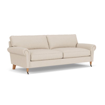 4 Seater - Lily White - House Linen Mix