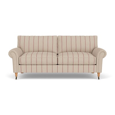 3 Seater - Raspberry - Compton Stripe