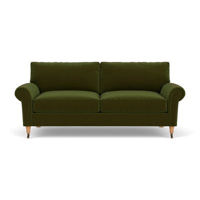3 Seater - Forest Green - Matt Velvet