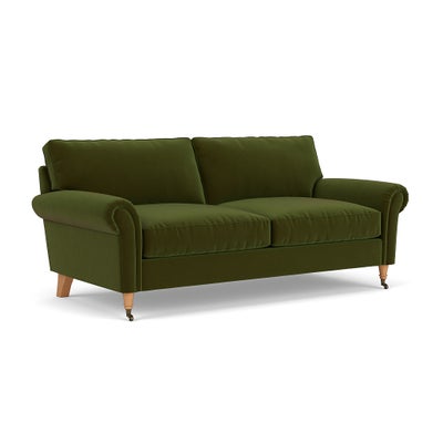 3 Seater - Forest Green - Matt Velvet