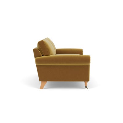 3 Seater - Mustard - Matt Velvet