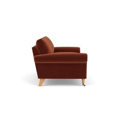 3 Seater - Brick - Matt Velvet