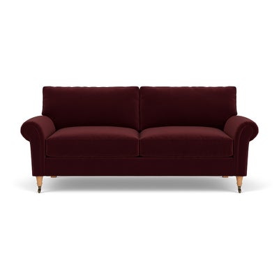 3 Seater - Dark Rosehip - Matt Velvet