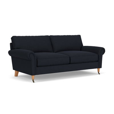 3 Seater - Ink - House Linen Mix