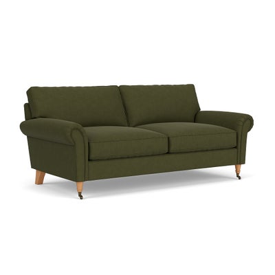 3 Seater - Forest Green - House Linen Mix