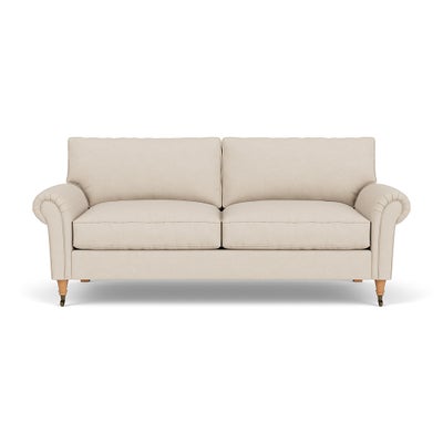 3 Seater - Lily White - House Linen Mix