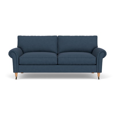 3 Seater - Indigo - House Linen Mix