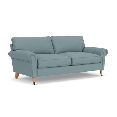 3 Seater - Sky blue - House Linen Mix