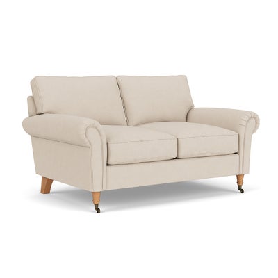 2 Seater - Lily White - House Linen Mix