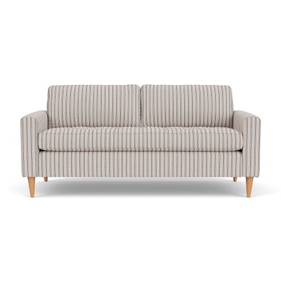3 Seater Sofa - Indigo - Kingham Stripe