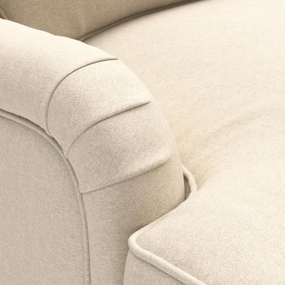 Corner Sofa - Lily White - House Linen Mix