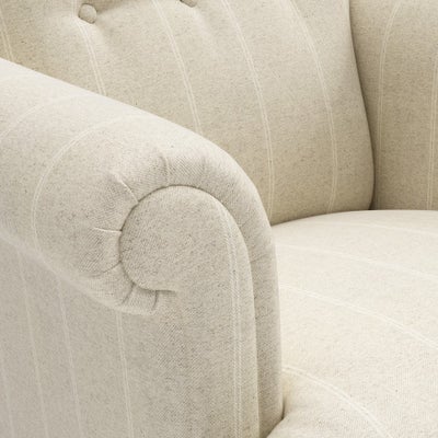 Armchair - Natural - Compton Stripe