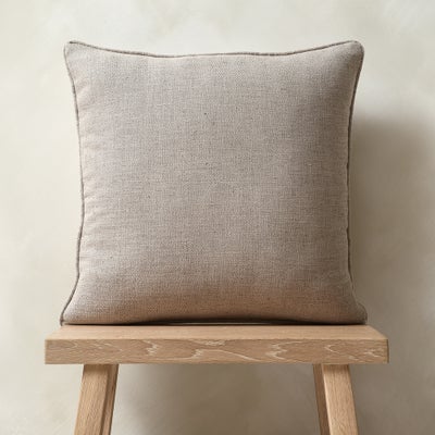 Heathfield Herringbone Weave Cushion Natural