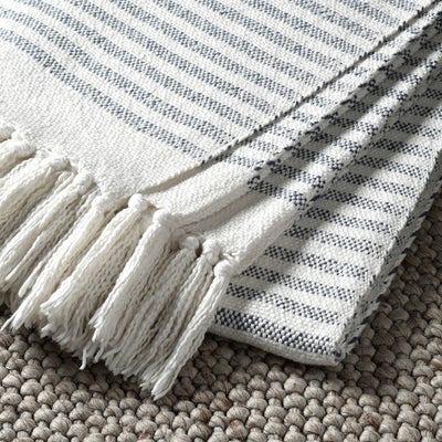 Cecil Cotton Striped Throw