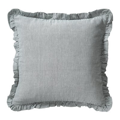 Country Ruffles Cornflower Cushion
