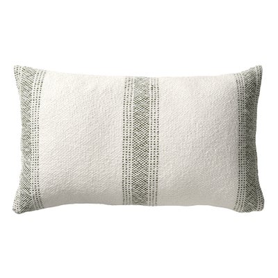 Digby Woven Green Stripe Cushion
