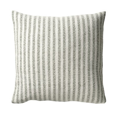 Cecil Cotton Green Striped Cushion