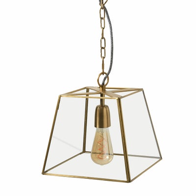 Loxley Small Ceiling Pendant Antique Brass