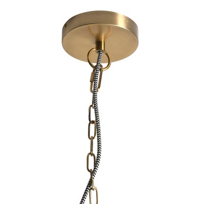 Loxley Small Ceiling Pendant Antique Brass