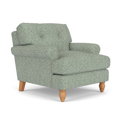 Armchair - Lake - Herringbone Weave