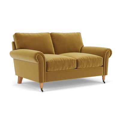 2 Seater - Mustard - Matt Velvet