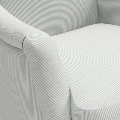 Armchair - Duck Egg - Broadway Stripe