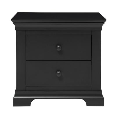 Large 2 Drawer Bedside Table