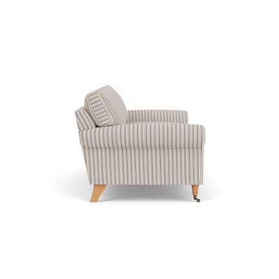 3 Seater - Indigo - Kingham Stripe