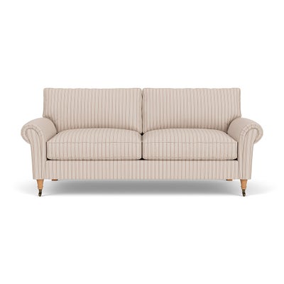 3 Seater - Flax - Kingham Stripe