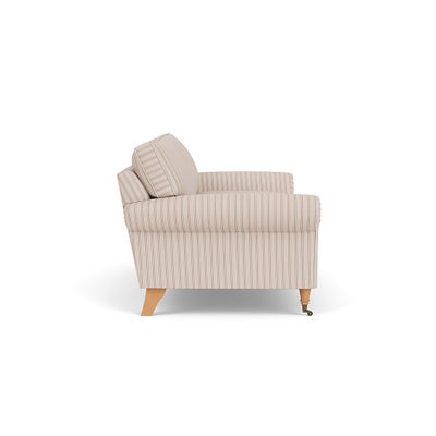 3 Seater - Flax - Kingham Stripe