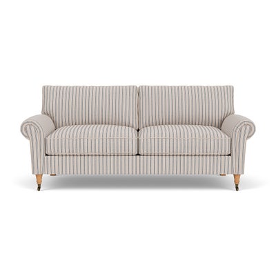 3 Seater - Indigo - Kingham Stripe