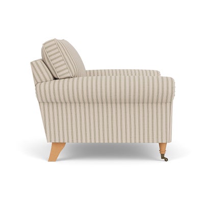 Armchair - Sage - Kingham Stripe