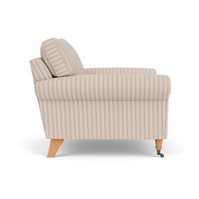 Armchair - Flax - Kingham Stripe