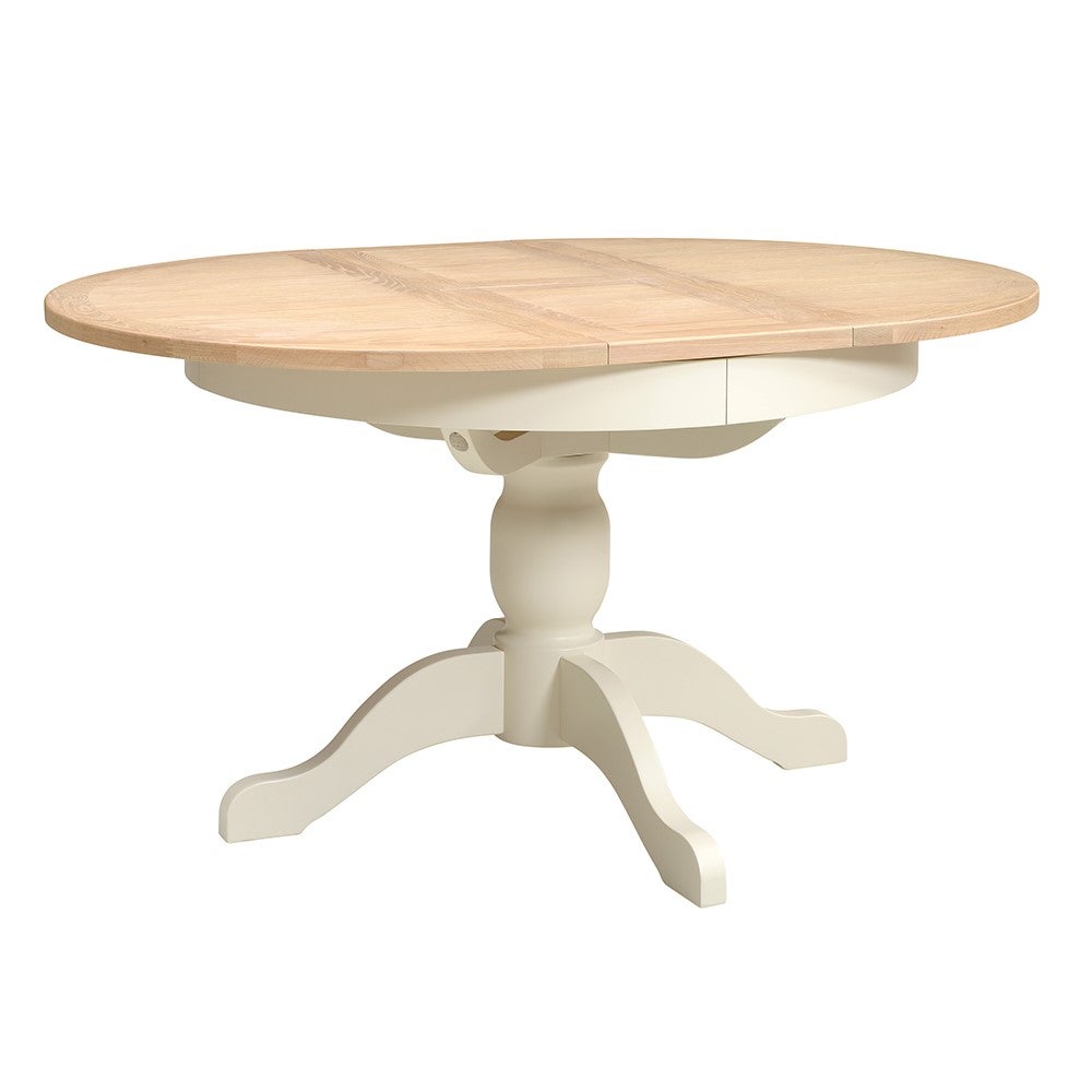 Chester Classic Cream 4-6 Seater Round Extending Dining Table