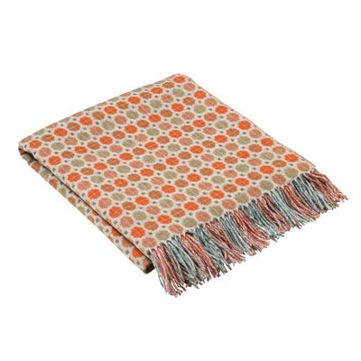 Milan Saffron Lambswool Throw
