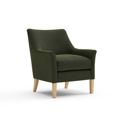 Armchair - Forest Green - Matt Velvet