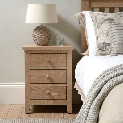 3 Drawer Bedside Table