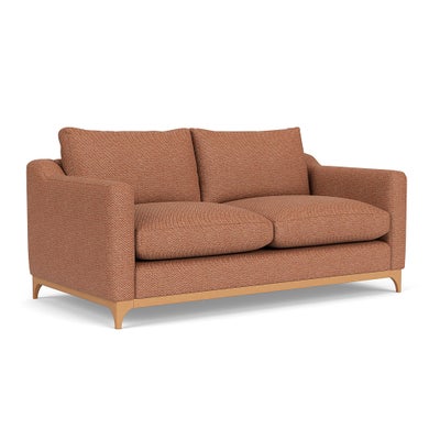 4 Seater Sofa - Brick - Herringbone Weave