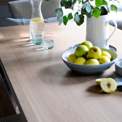 6 Seater Trestle Dining Table